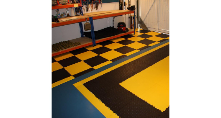 Ecotile 500/7 Interlocking PVC Flooring Tile 500mm x 500mm x 7mm