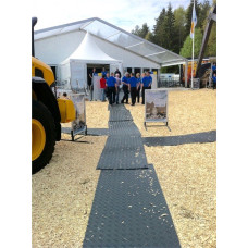 DuraMatt Medium Duty Access Half-size Mat - 2400mm x 600mm x 12mm - 17kg