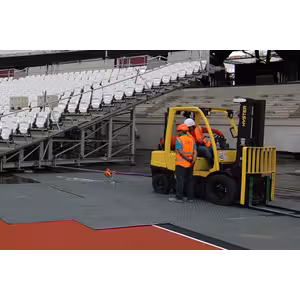 DuraMatt access mats - Stadium forklift truck