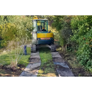 DuraMatt half-size access mats - Digger track