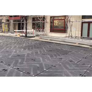 E-Mat heavy duty access mat - Construction site installation