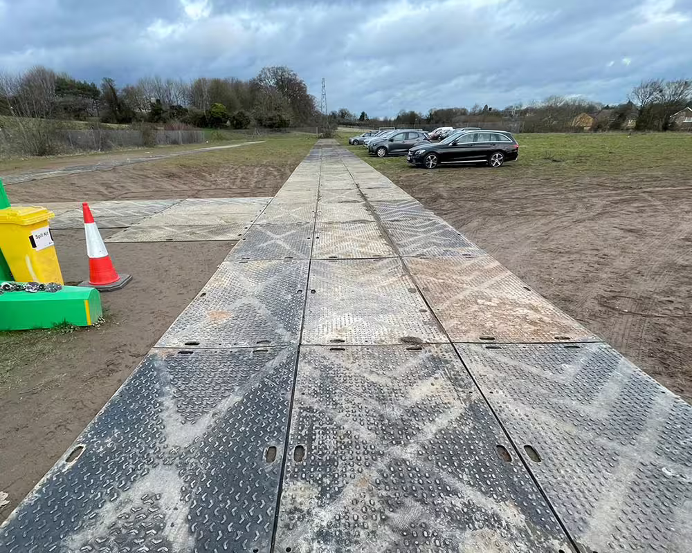 E-Mats - Site access and overflow car park hospital