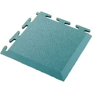 EcoTile 500/7 Interlocking PVC Flooring Tile - Corner green