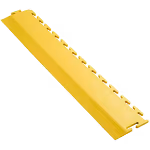 Ecotile 500/7 Interlocking PVC Flooring Tile - Ramp yellow