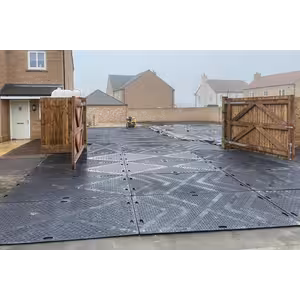 EuroMat heavy duty access mat- Housing property development site