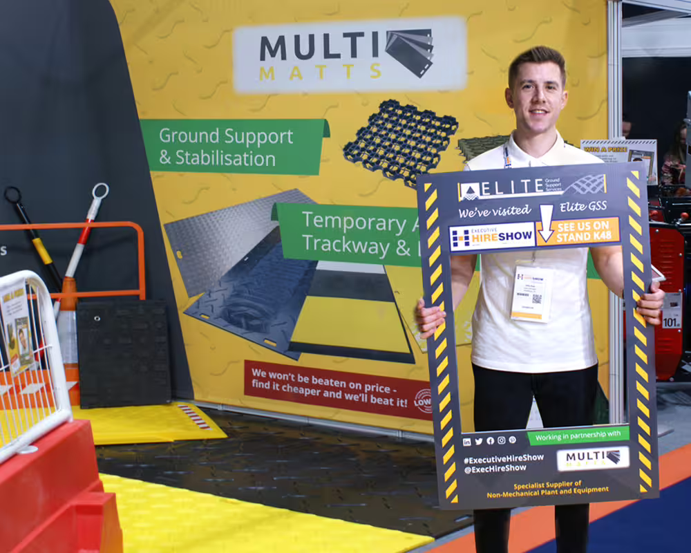 Executive hire show - Multimatts stand