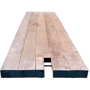 hardwood timber bog mat - 6m x 1m x 300mm