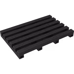 Heronair - Anti-slip resistant workplace matting black