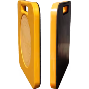 Hi-Pro recessed outrigger pad - Front and back