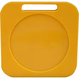 Hi Pro Recessed Outrigger Pad - Hi-vis yellow