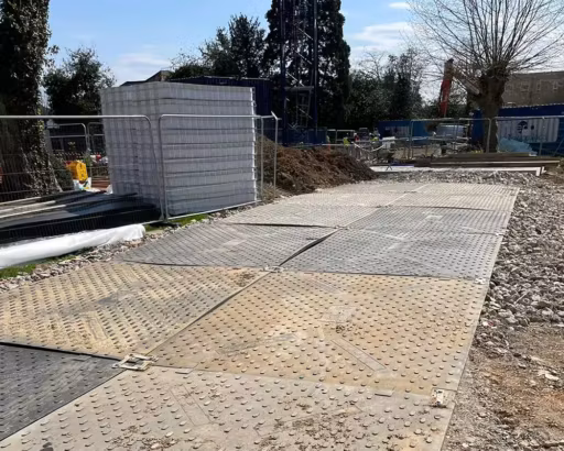 London site project, Trackway mats
