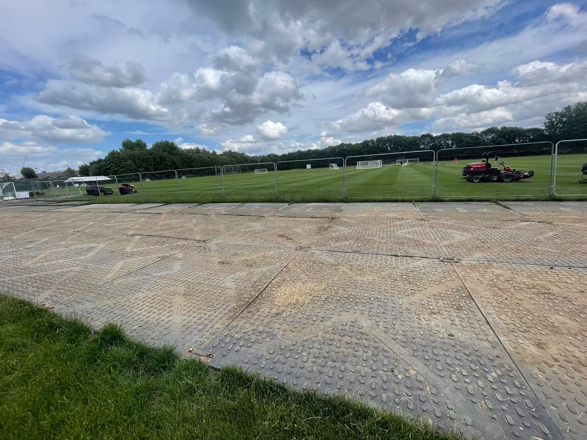 K-mats - Heavy duty roadway panels cambridge installation