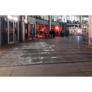 Safe Site Matting - Temporary Access Ground Protection - indoor shopping centre